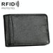 Kb186 Antimagnetic Rfid Mini Crazy Horse Texture Leather