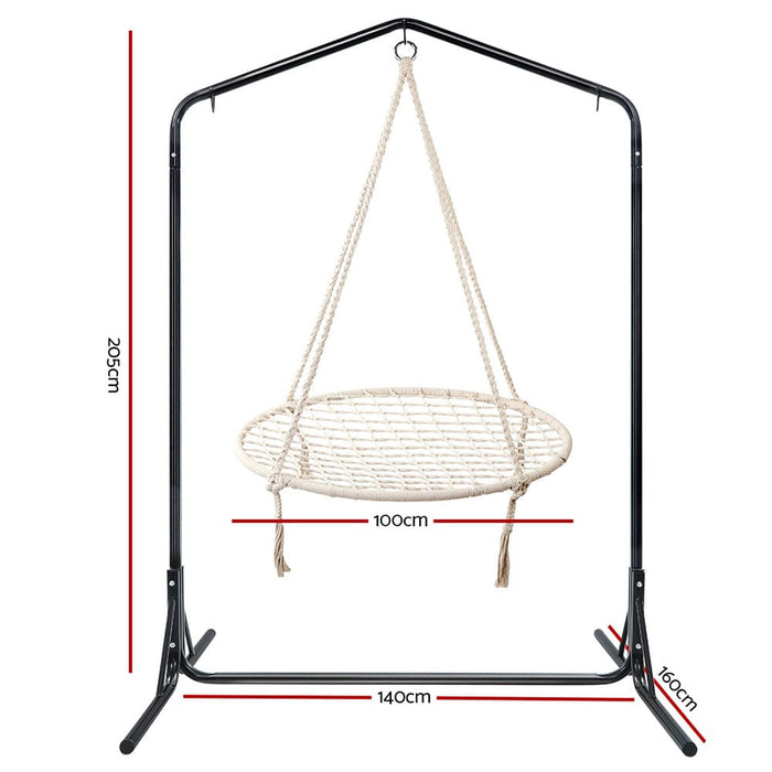 Keezi Kids Outdoor Nest Spider Web Swing Hammock Chair