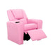 Keezi Kids Recliner Chair Pink Pu Leather Sofa Lounge Couch