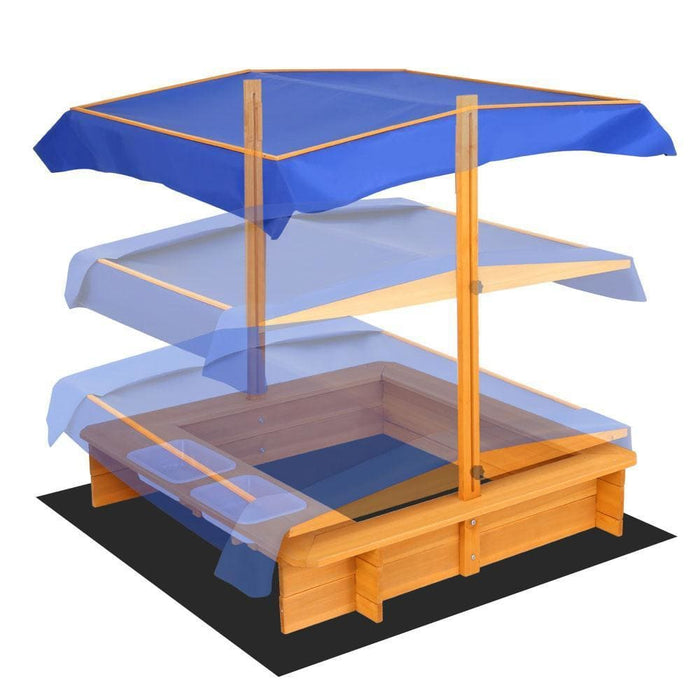 Keezi Outdoor Canopy Sand Pit