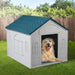 Dog Kennel Outdoor Indoor Pet Plastic Garden Large House