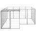 Dog Kennel Silver Steel Tbnxxbn