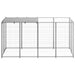 Dog Kennel Silver Steel Tbnxxbx