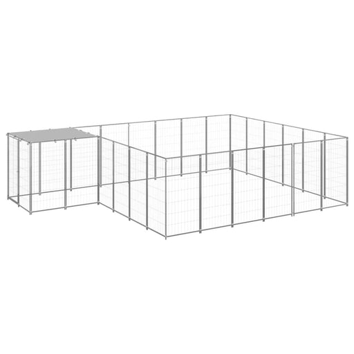 Dog Kennel Silver Steel Tbnxxxb