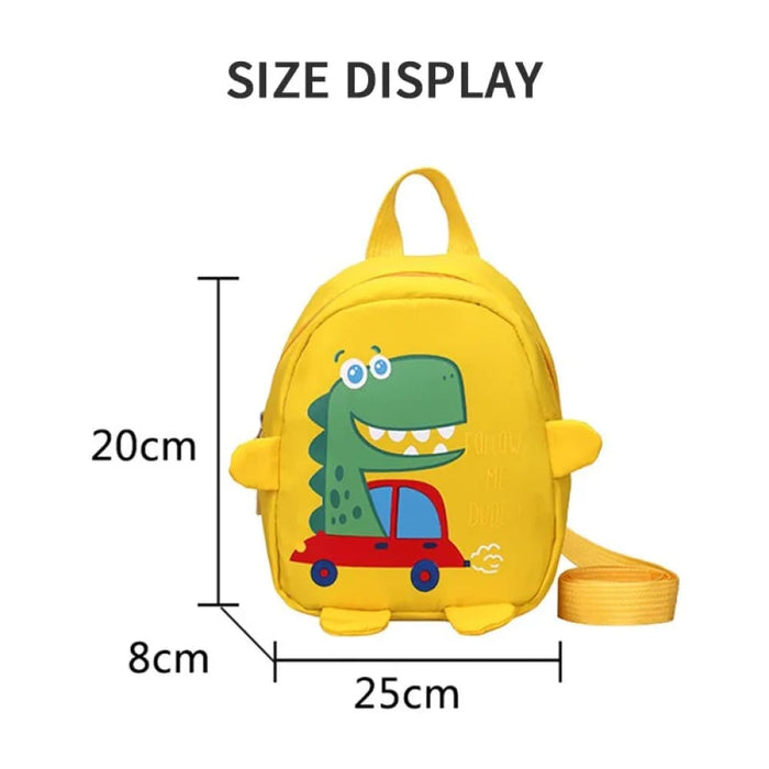 Kids Cartoon Dinosaur Backpack Anti Lost Bag