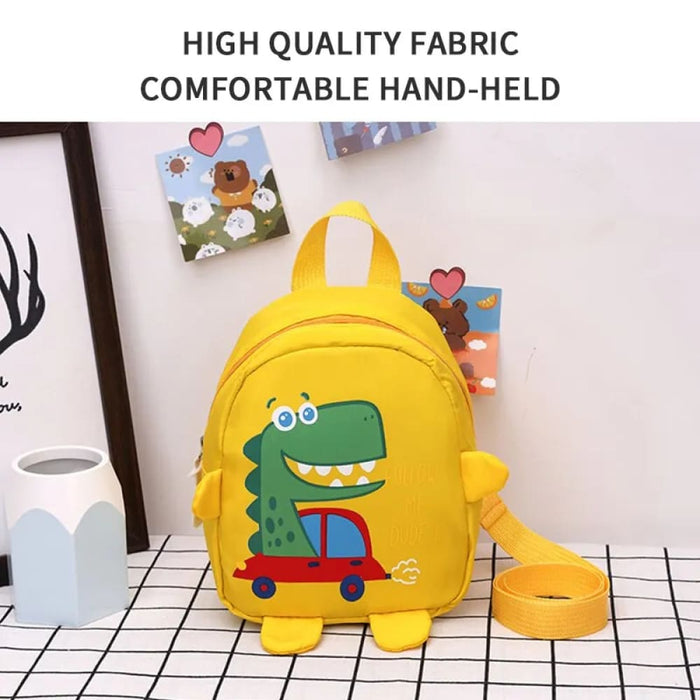 Kids Cartoon Dinosaur Backpack Anti Lost Bag