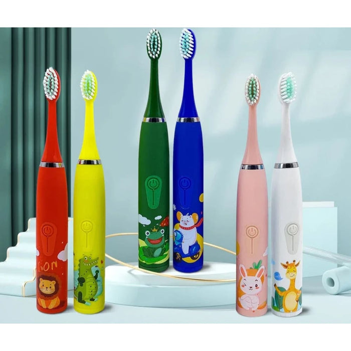 Kids Electric Toothbrush With Replaceable Heads