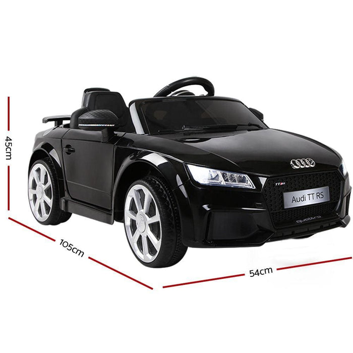 Kids Ride On Car Audi Licensed Tt Rs Black-gs Promo