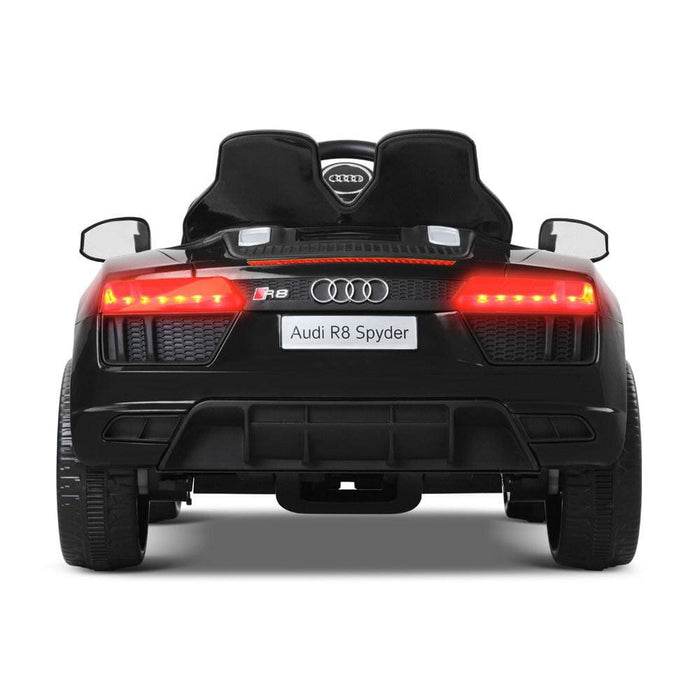 Kids Ride On Car Audi R8 Licensed Electric 12v Black