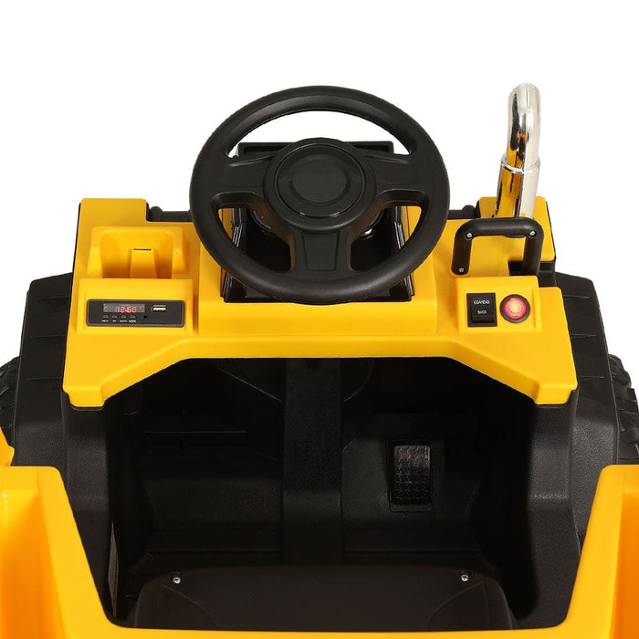 Kids Ride On Car Dumptruck 12v Electric Bulldozer Toys Cars