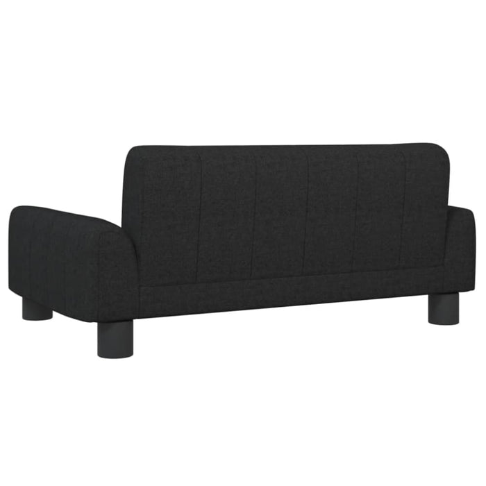 Kids Sofa Black 70x45x30 Cm Fabric Toklxit