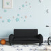 Kids Sofa Black 70x45x30 Cm Fabric Toklxit