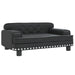 Kids Sofa Black 70x45x30 Cm Faux Leather Tokltbb