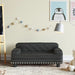 Kids Sofa Black 70x45x30 Cm Faux Leather Tokltbb