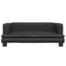 Kids Sofa Black 80x45x30 Cm Faux Leather Tokltox