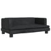 Kids Sofa Black 80x45x30 Cm Velvet Tokltbk