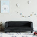 Kids Sofa Black 80x45x30 Cm Velvet Tokltbk