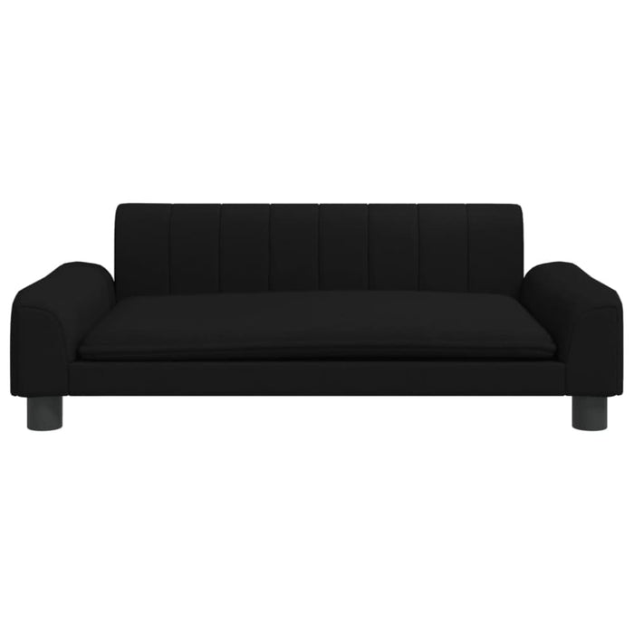 Kids Sofa Black 90x53x30 Cm Fabric Toklxlx