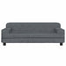 Kids Sofa Dark Grey 90x53x30 Cm Velvet Toklxno