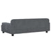 Kids Sofa Dark Grey 90x53x30 Cm Velvet Toklxno