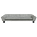 Kids Sofa Light Grey 100x50x26 Cm Velvet Tokltka