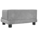 Kids Sofa Light Grey 60x40x30 Cm Velvet Toklton