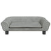 Kids Sofa Light Grey 70x45x26 Cm Velvet Toklabo