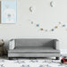 Kids Sofa Light Grey 80x45x30 Cm Velvet Tokltbl