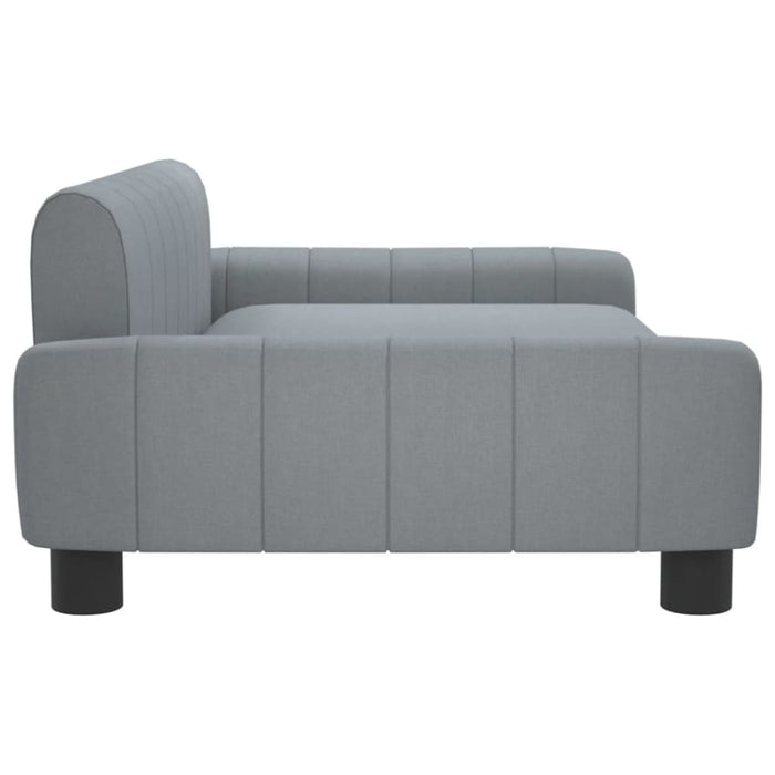 Kids Sofa Light Grey 90x53x30 Cm Fabric Toklxpn