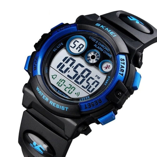 Kids Stainless Steel Band Colourful Led Digital Display