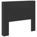 King Single Size Headboard Cabinet With Led Black