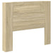 King Single Size Headboard Cabinet With Led Sonoma Oak