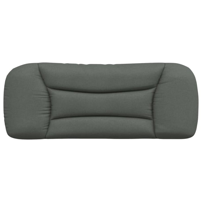 King Single Size Headboard Cushion Dark Grey 107 Cm Fabric