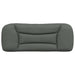 King Single Size Headboard Cushion Dark Grey 107 Cm Fabric