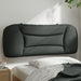 King Single Size Headboard Cushion Dark Grey 107 Cm Fabric