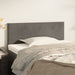 King Single Size Headboard Dark Grey 100x5x78/88 Cm Velvet