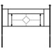 King Single Size Metal Headboard Black 107 Cm Tiatlk