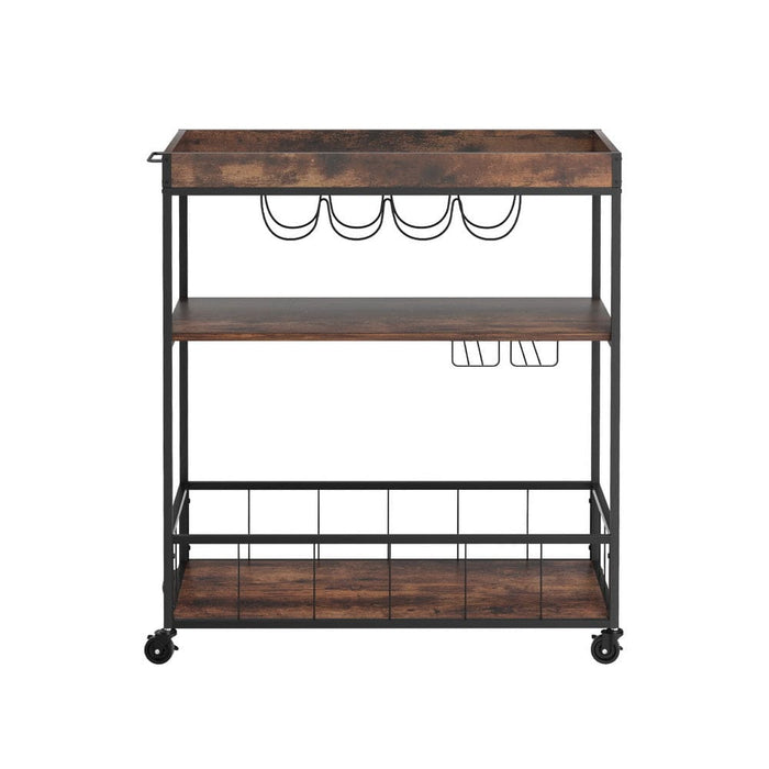 Kitchen Island Rolling Serving Cart