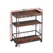 Kitchen Island Rolling Serving Cart