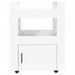 Kitchen Trolley White 60x45x80 Cm Engineered Wood Nolnxa