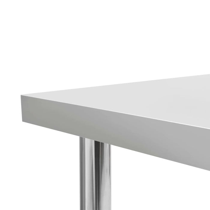 Kitchen Work Table 120x60x85 Cm Stainless Steel Pookb