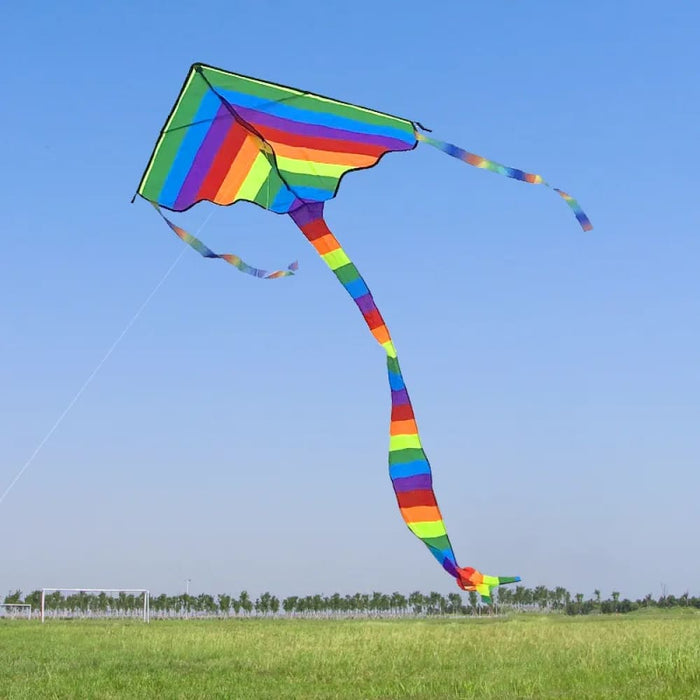 Kite Delta Rainbow Coloring Easy To Fly Huge Kites For Kids