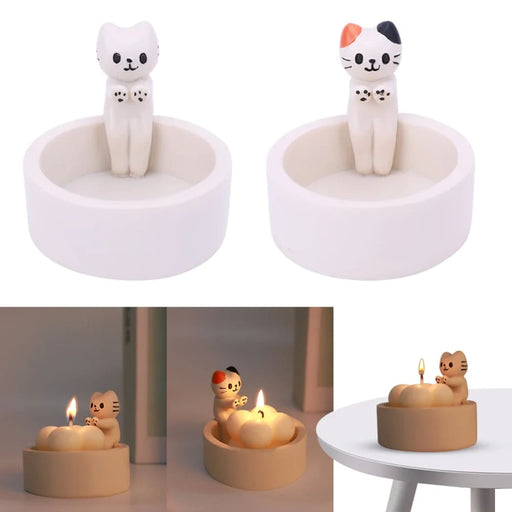 Kitten Candle Holder