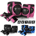 Knee Elbow Pads With Wrist Guards Protective Gear Set