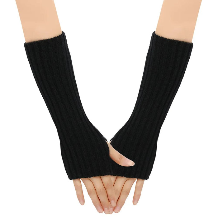 Knit Wool Arm Warmers