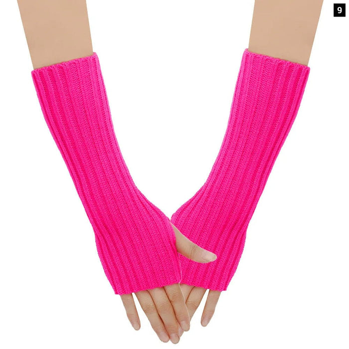 Knit Wool Arm Warmers