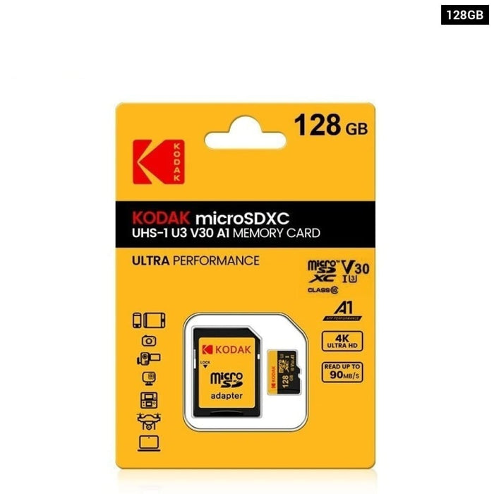 Kodak Micro Sd Card Memory Class 10 32gb 64gb 128gb 256gb