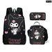 Kuromi Backpack And Pencil Bag Set For Kids