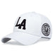 La Letter Embroidery Snapback Baseball Cap Unisex Spring