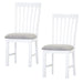 Laelia Dining Chair Set Of 2 Solid Acacia Timber Wood